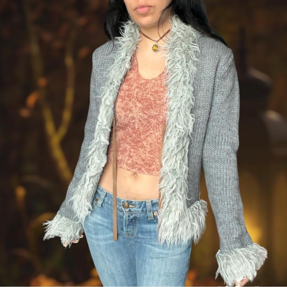 Free People gray cardigan